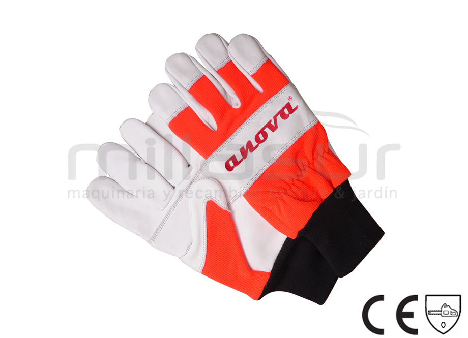 Gants anti-coupure tronçonneuse classe 0