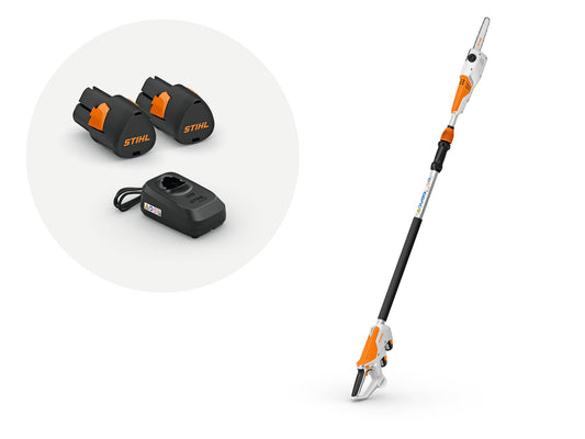 Perche d’élagage STIHL HTA 30 – pack batterie et chargeur