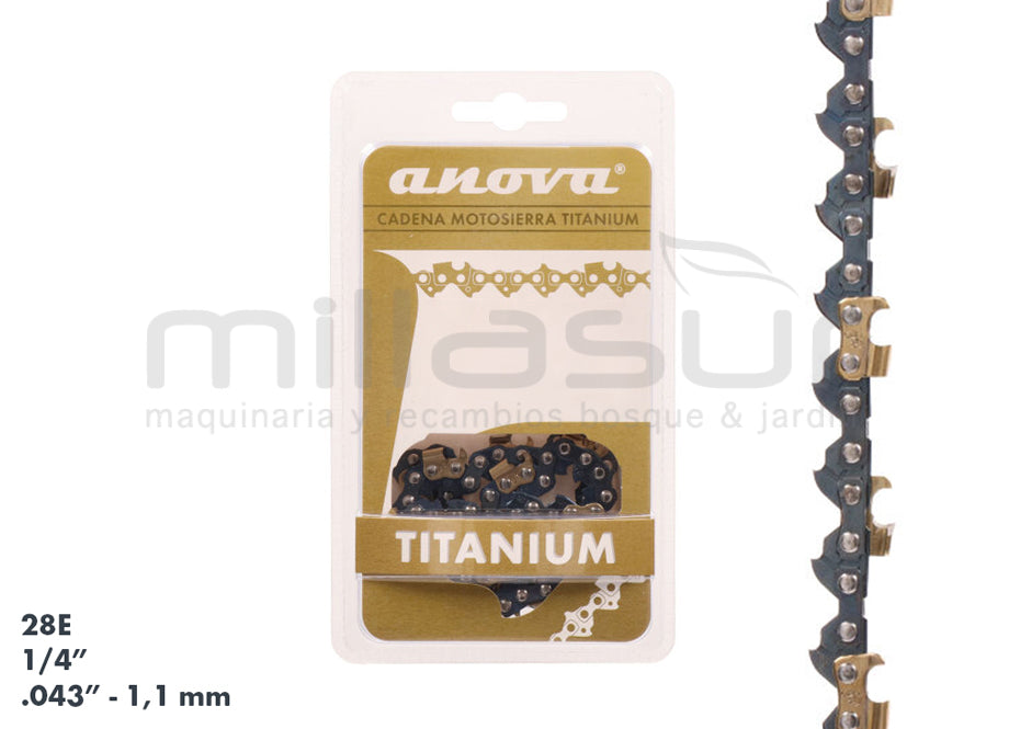 Chaîne de tronçonneuse ANOVA Titanium 33-CT21 – 1/4 / .043