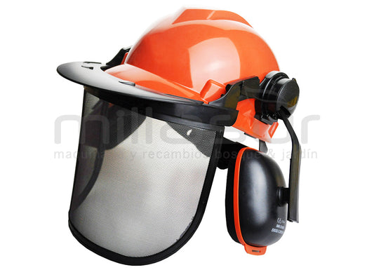 Casque forestier avec écran et écouteurs – 99-7261