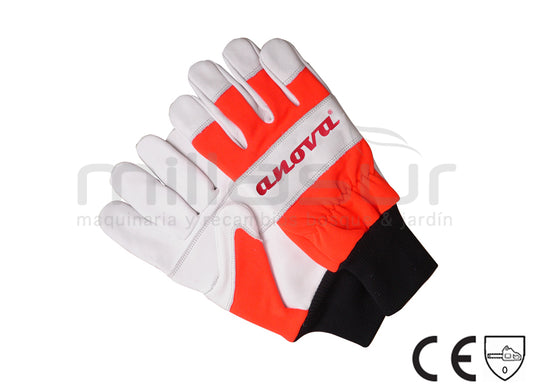 Gants anti-coupure tronçonneuse classe 0
