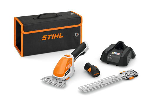 Cisaille à arbustes et gazon HSA26 pack batterie et chargeur
